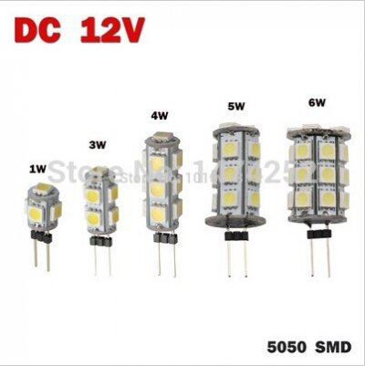 dc 12v led lamps g4 1w 3w 4w 5w 6w led lights bulb lamp led energy saving lights 5050 smd 12v zm00299