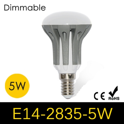 dimmable newest design umbrella led lamps ac 185v - 265v e14 5w spotlight led bulb 2835smd chandeliers light r50 4pcs/lots