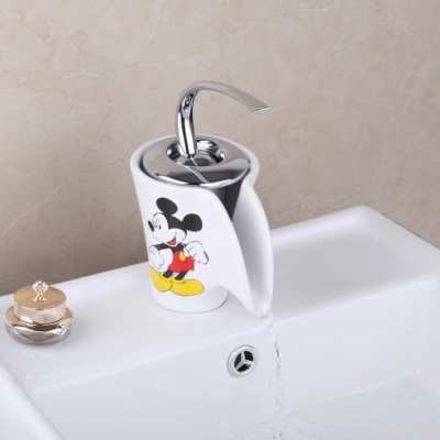 e-pak beautiful micky mouse pattern unique construction & real estate l90 single handle bathroom basin sink faucet [worldwide-free-shipping-9859]