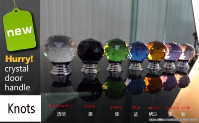 fee 50pcs/lot 20mm transparent cut k9 crystal cabinet knobs on a chrome alloy plate crystal knobs crysal door handle