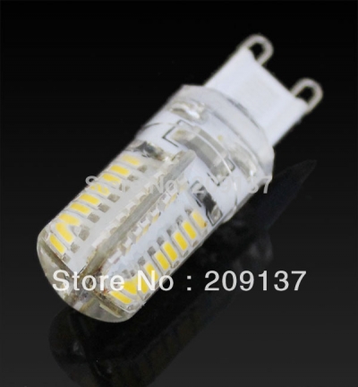g9 6w 500lm 64x3014smd warm white/cool white light resin led corn bulb 220v-240v