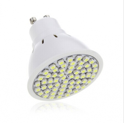 gu10 3528 smd 60 led pure white warm white spotlight spot lights bulb lamp 220v energy saving zm00396 [spot-lamp-456]