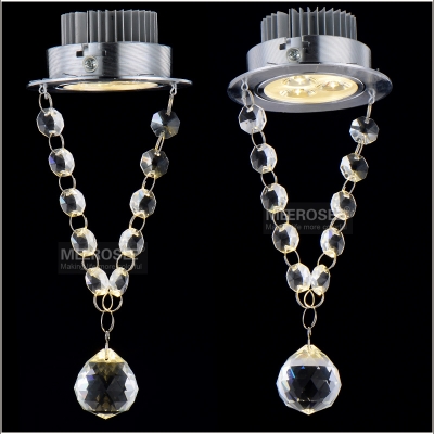 mini 3 watt led crystal chandelier light flush mounted lustre lamp crystal light for aisle hallway porch corridor staircase