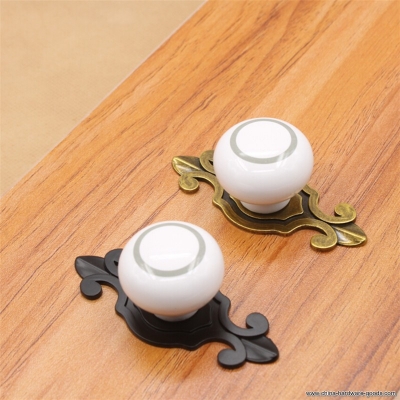 modern white ceramic furniture knobs luxury wardrobe cabinet ambry door pull handle drawer pulls