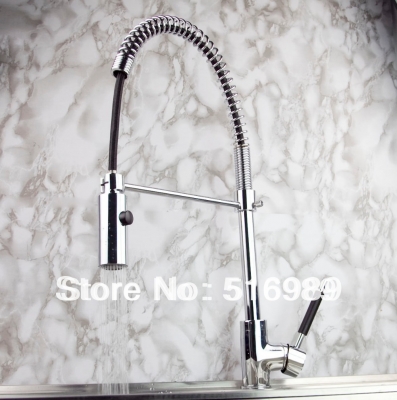 new faucet kitchen brass basin sink pull out spray chrome mixer tap deck mounted leon69