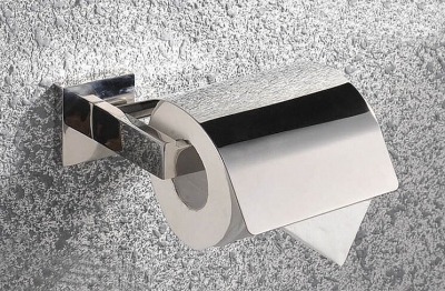 stainless steel toilet paper holder chromed bathroom accessories paper roller sus002-2 [bathroom-accessory-1551]