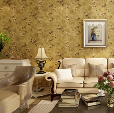 vintage wallpaper floral american country style flower printing paper for living room wall paper