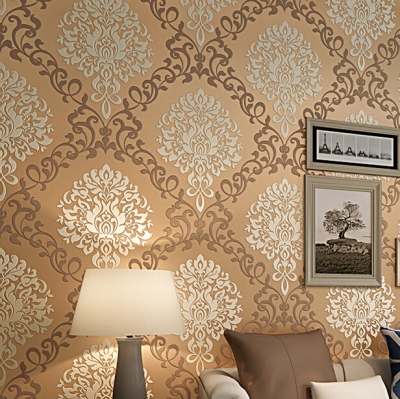 wallpaper damascus 3d wall paper murals for living room wood paper wall papel de parede italiano modern wall decoration