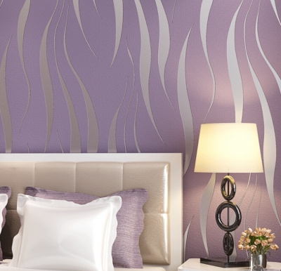 wallpaper embossed printing purple wall paper roll modern n wallpaper on-woven metallic for living room bedroom