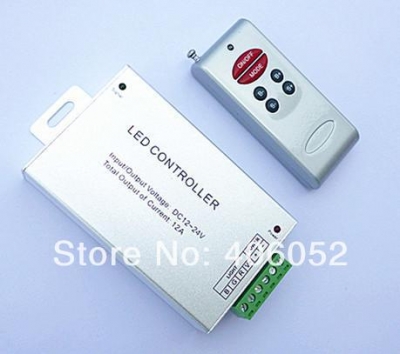 10set/lot whole dc 12v - 24v wireless rf remote controler 6 keys for led strip light [led-controller-4928]