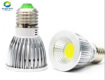 1pcs brand new ultra bright 5w 7w 9w e27 gu10 mr16 dimmable led cob spot down light 110v 220v cool warm white bulb [e27-led-bulbs-3202]