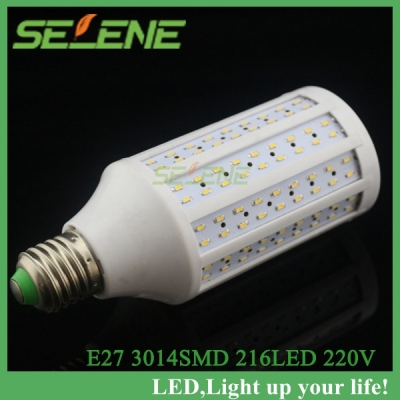 30w 216led 3014 smd e27 e14 b22 corn bulb light maize lamp led light bulb lamp led lighting white/warm white