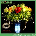 5pcs christmas copper wire 10m 100led with dc fairy lights 12v led string light new year wedding decoration christmas light