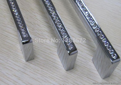 96mm crystal furniture handle/cabinet handle/drawer handle/wardrobe handle [Door knobs|pulls-2365]
