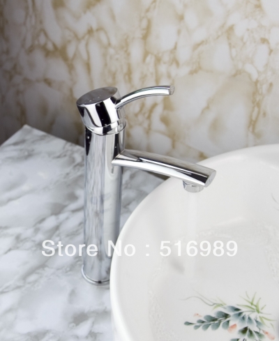 basin sink faucet deck mount single handle bathroom mixer polished chrome bath tree807 [bathroom-mixer-faucet-1639]