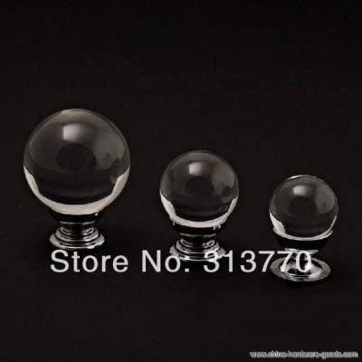 d25mm k9 crystal glass furniture cabinet hardware dresser cupboard door knob [Door knobs|pulls-1129]
