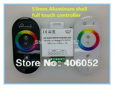 dc 12-24v wireless led controller rf touch panel led dimmer rgb remote controller for rgb led strip light