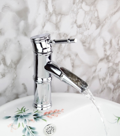 e_pak bamboo design torneira para banheiro mixer torneira banheiro bathroom sink torneira tap chrome 8640-1/8 basin faucet