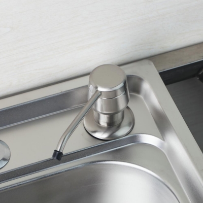 e-pak hello nickel brushed kitchen hand liquid soap dispensers 5659/4 kitchen/bathroom sink replacement liquid soap dispensers [liquid-soap-dispenser-6580]