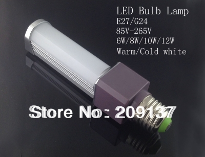 e27 g24 6w 10w 12w 5630 smd led light bulb lamp lighting 85~265v warranty 2 years--
