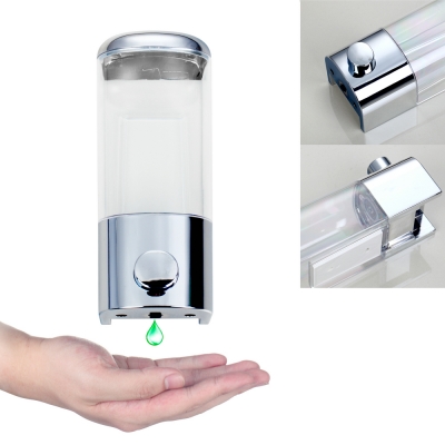 hello 5738/1 abs hand liquid soap dispenser kitchen bathroom wall mounted shampoo box for shower/washing hands [new-7300]