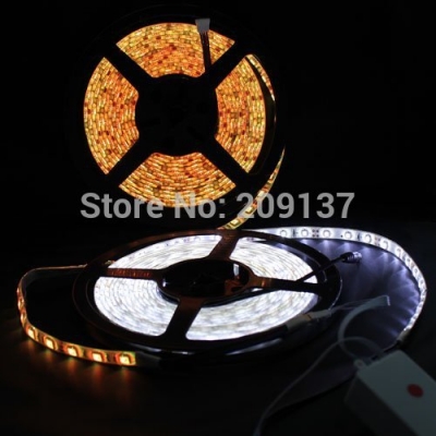 led strip light 5m roll 5050 smd flexible non-waterproof 60 leds/m 300 leds cool warm white red green blue rgb