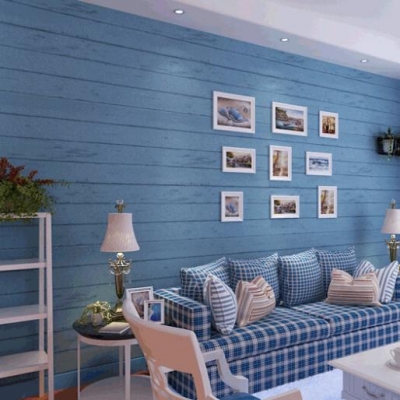 modern wallpapers for boy bedroom mediterranean style striped wallpaper,papel de parede listrado azul [wallpaper-roll-9393]