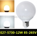 new 360 degree led globe bulb e27 smd5730 led global lamps 5w 7w 9w 12w 15w 220v chandelier light warm/cool white zm00871