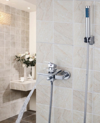 perfect construction & real estate chrome single faucet handles l92266 chrome bathtub basin mixers tap faucet [wall-mounted-9024]
