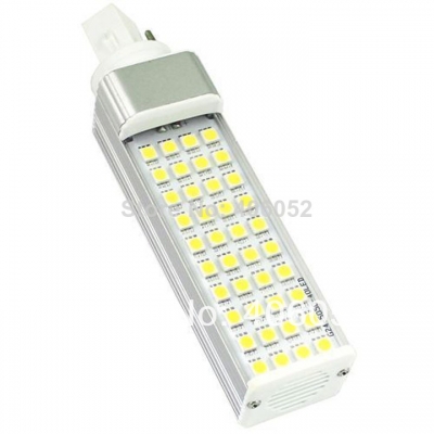 retail high power 40leds smd 5050 led corn light bulb lamp g24 e27 9w 220v smd5050 warm white pure white