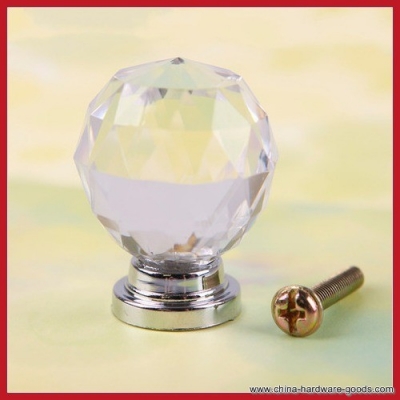 rising stars top rated mee 1pcs 30mm crystal cupboard drawer cabinet knob diamond shape pull handle #06 whole