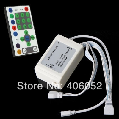 whole 100set/lot dc 5v 12v ir 25 key led rgb remote controller for rgb full color running strip