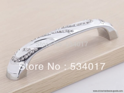 2013 newk9 crystal glass handle knob cabinet door new (c.c.:96mm,length:110mm) 2x [Door knobs|pulls-1684]