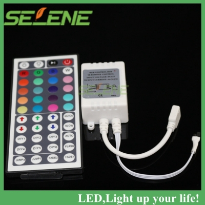 50pcs/lot 12v 44key ir remote controller for smd 3528 5050 rgb led smd strip lights mini cnontroller [rgb-controllers-8202]