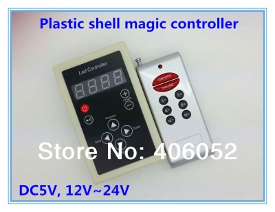 5v 12v 2801 2811 6803 1803 1903 1812 1809 rgb led controller digital magic dream color rf remote controller for led light strip [led-controller-5028]