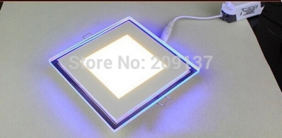 ac 85-265v square led panel light downlight 10w 15w 20w cool white warm white light