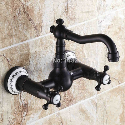 classic brass orb in-wall basin faucet [basin-faucet-32]