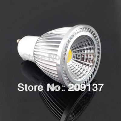 dimmable gu10 7w cob led spot light warm white/cold white spotlight 110v-240v 2 years warranty ce rohs --