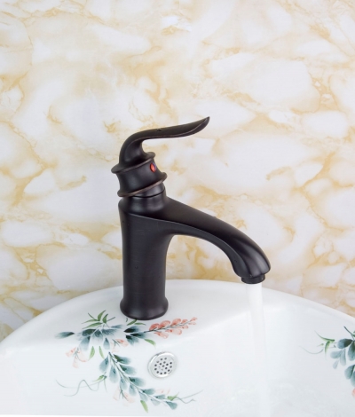 e-pak bathroom chrome single handle oil rubbed bronze black bathroom basin sink faucet mixer tap vanity faucets tree365 [worldwide-free-shipping-9803]