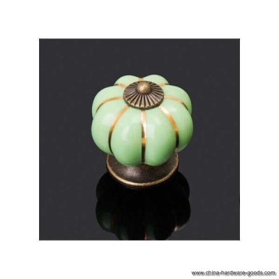 green antique furniture knobs europe ceramic kitchen cabinet knobs cupboard drawer pull furniture handles + screw