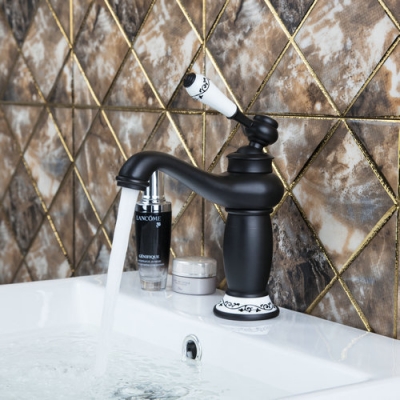 hello ceramice single handle torneira bathroom oil rubbed black bronze 97104 deck mounted wash basin sink faucet,mixer tap [bathroom-mixer-faucet-1749]