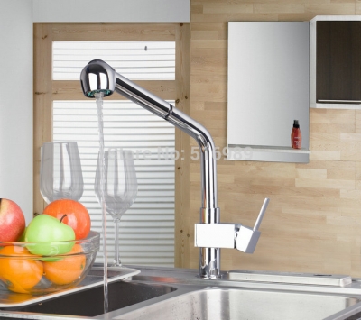 l-8530-1 excellent quality best price chrome faucets,mixers & taps extensible kitchen sink faucet pull out kitchen mixer faucet