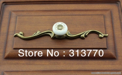 l177mm ceramic cabinet handle drawer cupboard door wardrobe handle