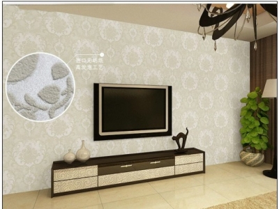 modern wall paper roll silver background for living room & bedroom home decor wallpaper wl02