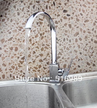 new design swivel 360 spray chrome brass water tap sink kitchen torneira cozinha tap mixer faucethejia117 [kitchen-mixer-bar-4380]