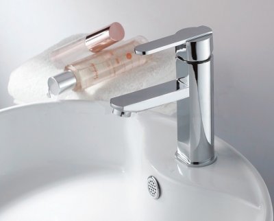 single hole full brass basin faucet with chrome polished mixer hansgrohe cozinha torneira banheiro bf016 [basin-faucet-81]