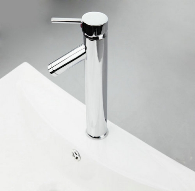 slim spray /cold water contemporary bathroom sink faucet mixer tap basin faucet vessel tap sink faucet (chrome finish) nb-04