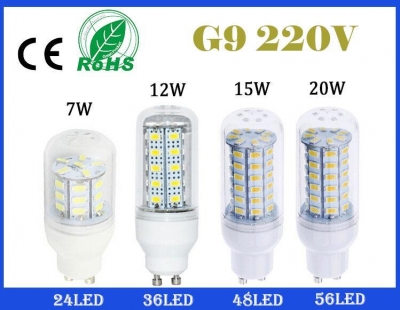 ultra bright smd 5730 gu10 led 220v 9w led bulb lamp , gu10 4 piece/lot 5730 smd led light tube,crystal chandelier [gu10-led-bulbs-3905]