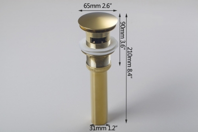 wonderful brass 5703 construction & real estate faucet accessories with overflow pop up drain sink waste drain