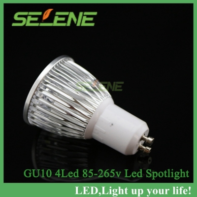 10pcs 4*3w gu10 85-265v bulb cool white/warm white led bulb high power led light spot light lamp